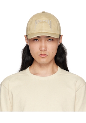 Rick Owens DRKSHDW Beige 'Hollywood' Baseball Cap
