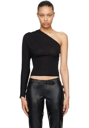 Miaou Black Katia Long Sleeve T-Shirt