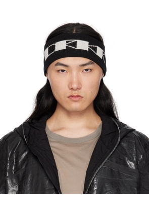 Rick Owens DRKSHDW Black Hollywood Cotton Headband