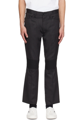 Junya Watanabe Gray Ruched Trousers