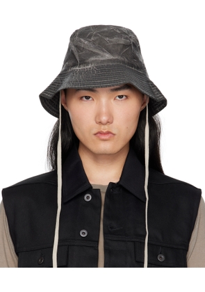Rick Owens DRKSHDW Gray Hollywood Gilligan Bucket Hat