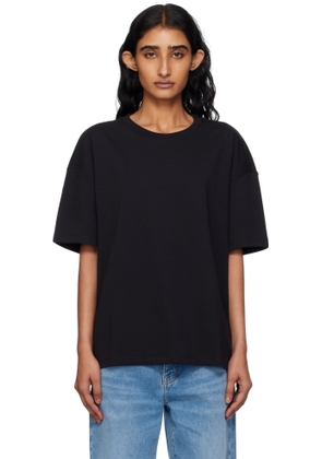 St. Agni Black Organic Cotton Relaxed T-shirt