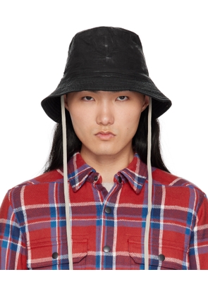 Rick Owens DRKSHDW Black 'Hollywood' Gilligan Bucket Hat