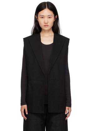 Jil Sander Black Tailored Vest