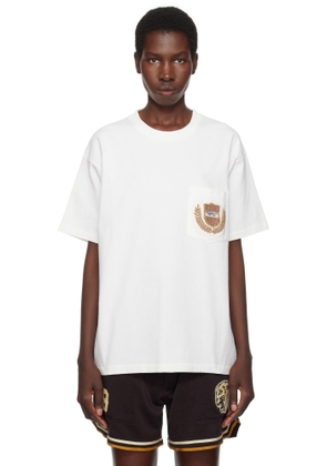 Bode Off-White Sportsman Patch Pocket T-shirt
