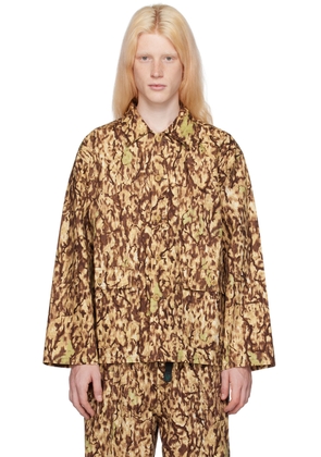 South2 West8 Beige Camo Shirt