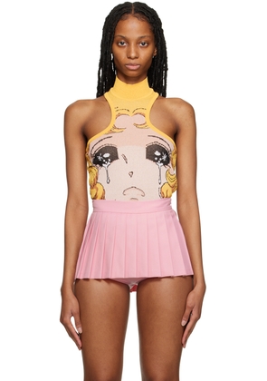 Pushbutton Yellow Crying Girl Turtleneck