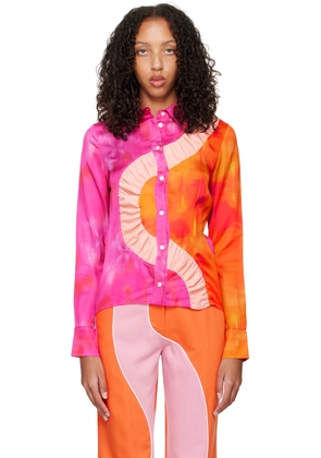 Ahluwalia Pink & Orange Kati Shirt
