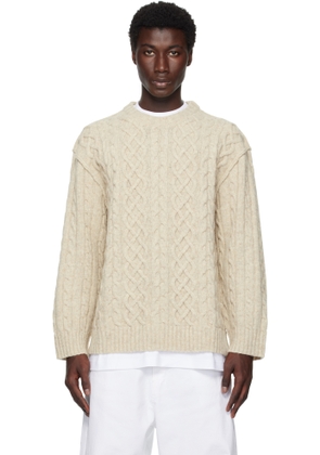 Moschino Beige City Escape Sweater
