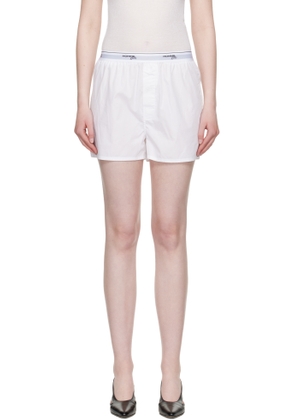 HommeGirls White Boxer Shorts