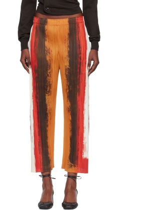 PLEATS PLEASE ISSEY MIYAKE Multicolor Jump Trousers