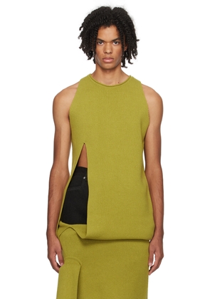 Rick Owens Yellow Banana Vest