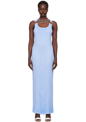 Jean Paul Gaultier Blue 'The Strapped' Maxi Dress