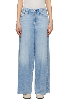rag & bone Blue Wide Featherweight Sofie Jeans