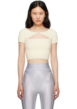alexanderwang.t Off-White Cutout T-Shirt