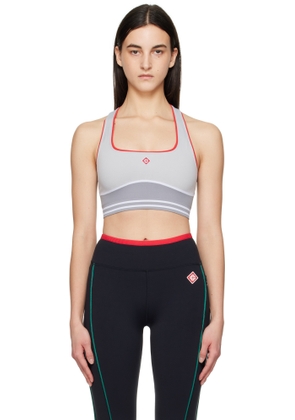 Casablanca Gray Seamless Sport Bra