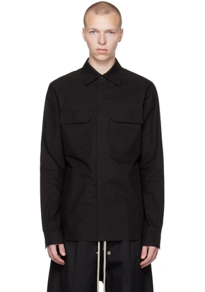 Rick Owens Black Work Shirt