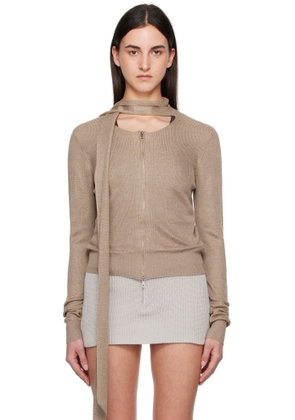 Aya Muse Taupe Musca Jacket