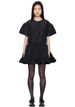 Sandy Liang Black Rome Minidress