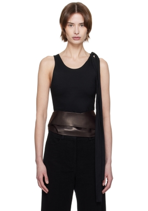 AARON ESH Black Tied Tank Top