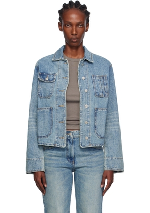 OPEN YY Blue Denim Trucker Jacket