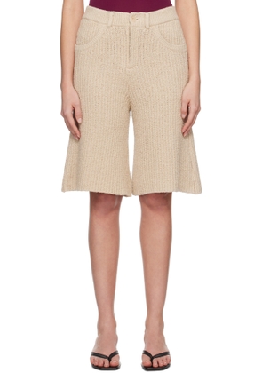 Aya Muse Beige Cae Shorts