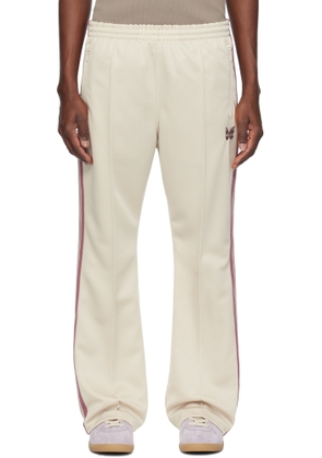 NEEDLES Off-White Boot-Cut Track Pants