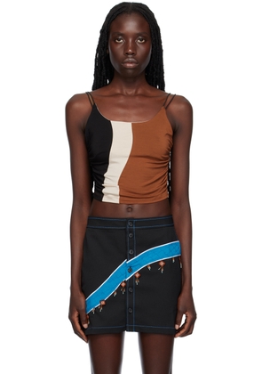 Ahluwalia Brown & Black Elshadai Camisole