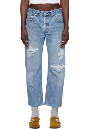 Re/Done Blue Levi's Edition 90s Boyfriend Jeans