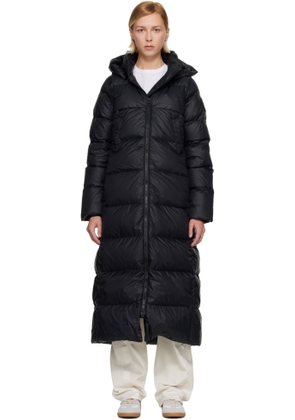 Canada Goose Black 'Tonal Label' Mystique Down Coat