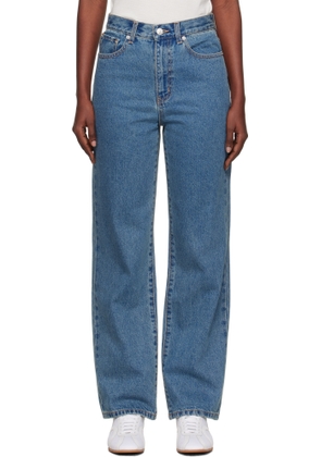 Dunst Blue Essential Straight Full Length Jeans