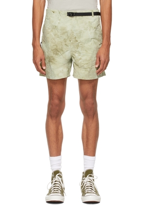 John Elliott Green Trail Shorts
