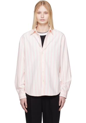 Acne Studios Off-White & Pink Oxford Cloth Shirt