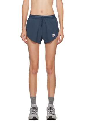 District Vision Navy 2in Split Shorts