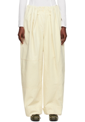 OPEN YY Yellow Full Gather Trousers