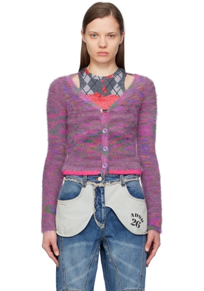 Andersson Bell SSENSE Exclusive Purple Sullivan Cardigan