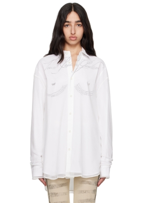 Jean Paul Gaultier White 'The Tattoo Poem' Shirt