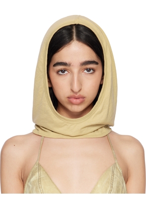 Rick Owens DRKSHDW Beige Hollywood Grace Hood