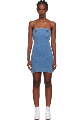 Holzweiler Blue Kristin Denim Minidress