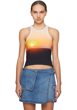 MSGM Multicolor Tanzanian Sunset Tank Top