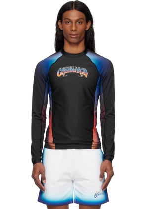 Casablanca Black Gradient Rash Vest T-shirt