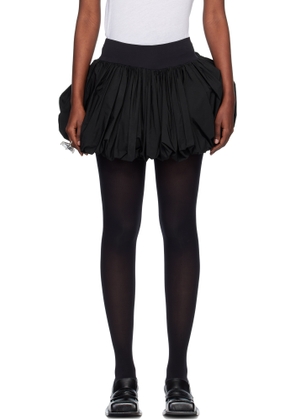 VAQUERA Black Pouf Miniskirt