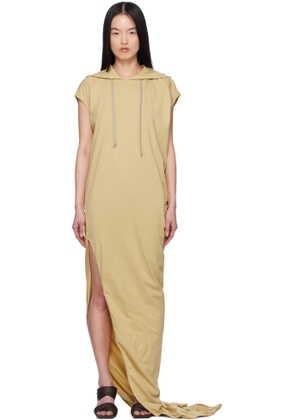 Rick Owens DRKSHDW Beige Hollywood Edfu T Maxi Dress