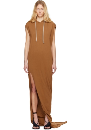 Rick Owens DRKSHDW Orange Hollywood Edfu T Maxi Dress