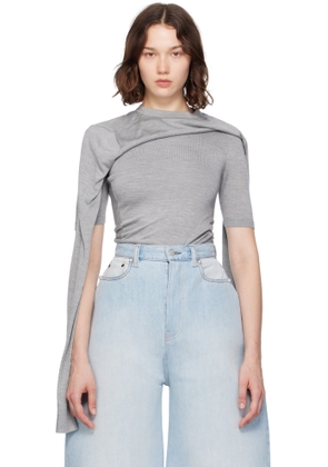 Acne Studios Gray Layered Top