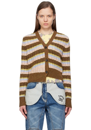 Andersson Bell SSENSE Exclusive Khaki Kelly Cardigan