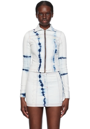 Sinead Gorey Blue Lace Denim Jacket