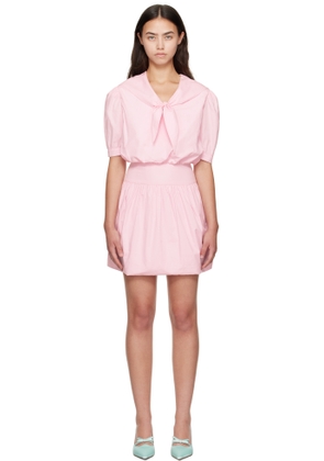 Ashley Williams Pink Yuki Minidress