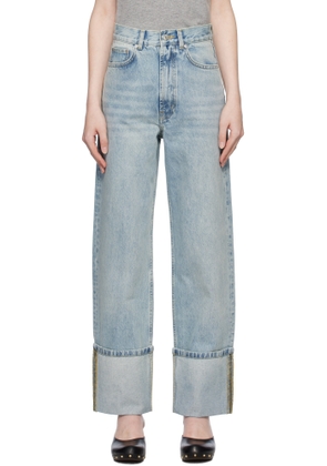 Moschino Jeans Blue Patches Jeans