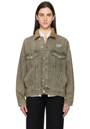 Moschino Jeans Gray 12 oz Vintage Denim Jacket